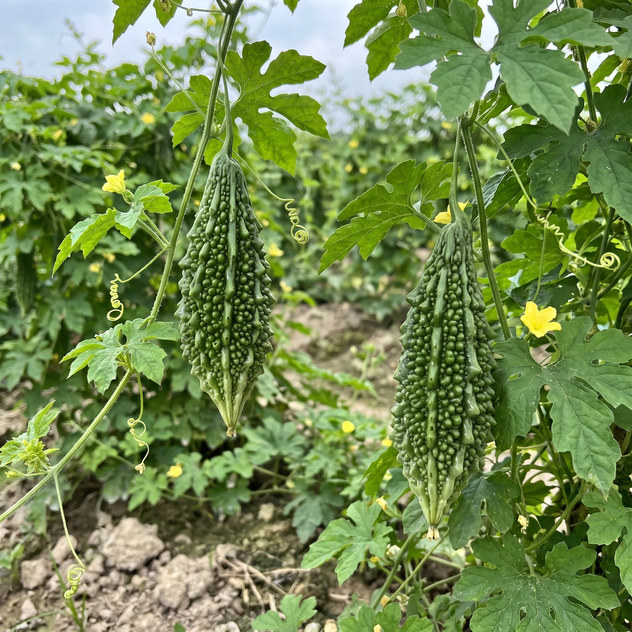 Bitter Gourd Bijoy Seeds | Early Maturing Mini Bitter Melon Seeds for Home Gardens & Farms - Image 2