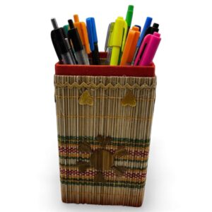 Pen Holder made with Bambo