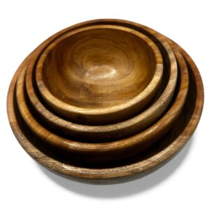 Bowl Set || Wooden Bowl Set 4 Pcs