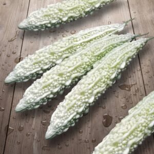 Bitter Gourd White Fairy Seeds | Premium White Momordica charantia Seeds for Planting | High Yield Fast Growing Asian Bitter Gourd for Home Garden
